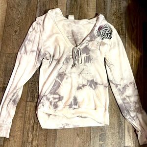 Crash and burn L design on back